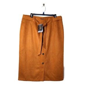 Marc New York Brown pencil skirt -Full control waistband XL